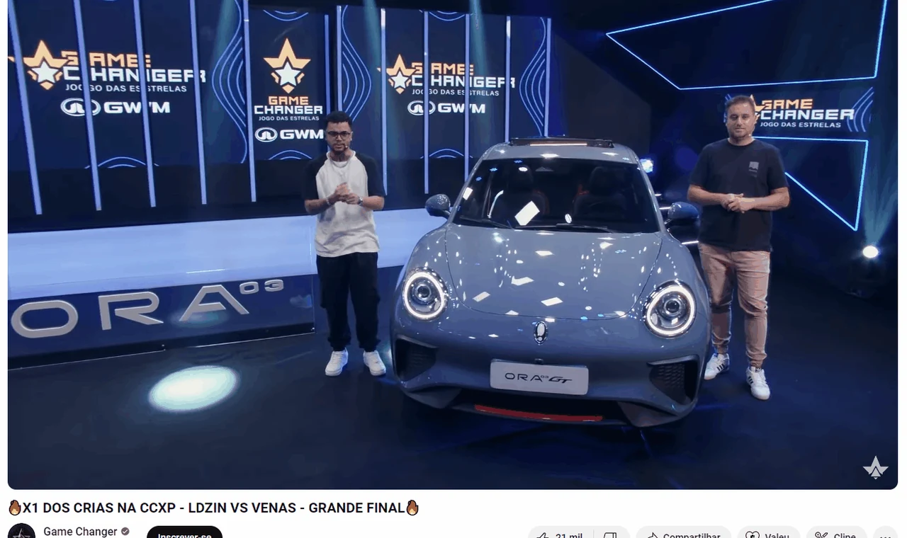 Lançamento do ORA Skin integrado a uma competição de games